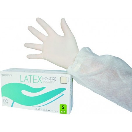 Gant latex poudré